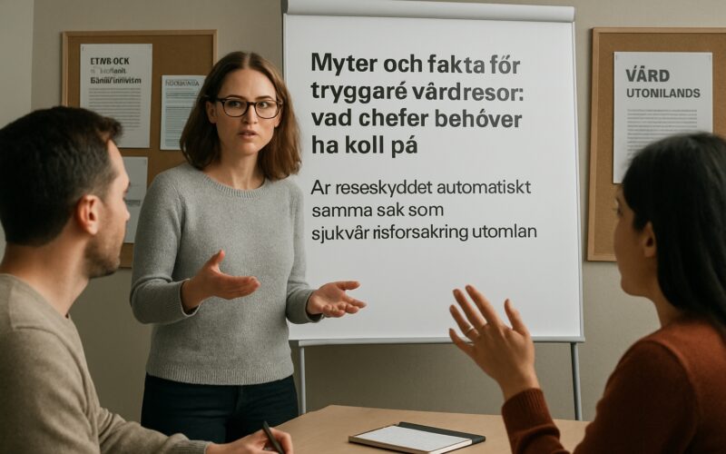 Myter och fakta för tryggare vårdresor: vad chefer behöver ha koll på